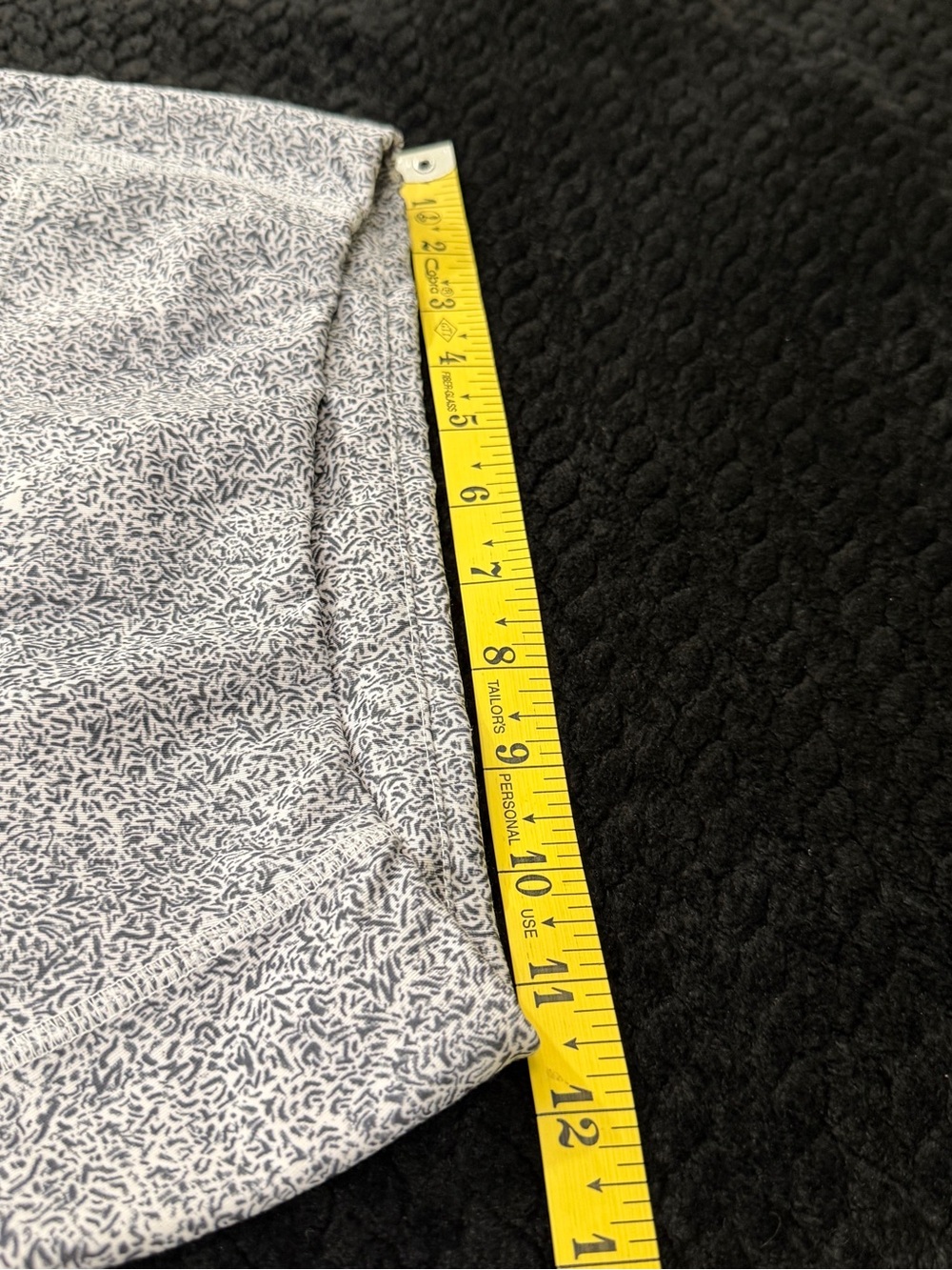 adidas Gray Leggings with Pink and Orange Colorblock Hem - Picture 7 of 8